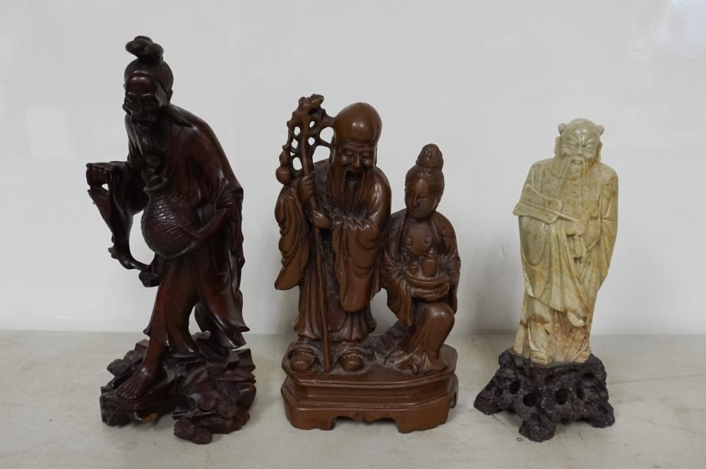 THREE CHINESE FIGURESThree