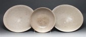 Three Chinese glazed stoneware