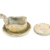 Three Chinese Glazed Terracott