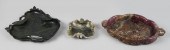THREE CHINESE HARDSTONE BRUSH