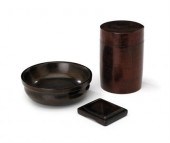 Three Chinese hardwood table i