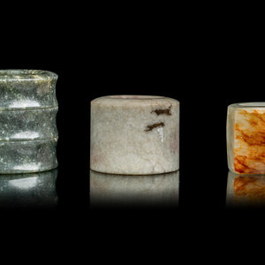 Three Chinese Jade and Jadeite
