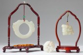 Three Chinese Jade Carvingsa 1