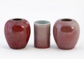 THREE CHINESE MINIATURE PEACHB