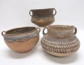 THREE CHINESE NEOLITHIC VESSEL
