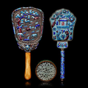 Three Chinese Painted Enamel