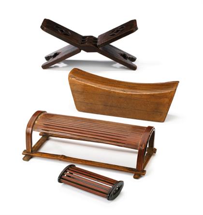 Three Chinese pillows and a split