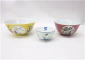 THREE CHINESE PORCELAIN COLLEC