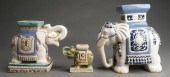 THREE CHINESE PORCELAIN FIGURE