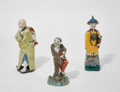THREE CHINESE PORCELAIN FIGURE