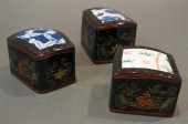 THREE CHINESE POTTERY SHARD AN