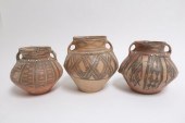 THREE CHINESE QIJIA NEOLITHIC