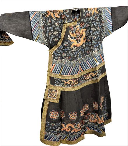 THREE CHINESE ROBES, TO INCLUDE A