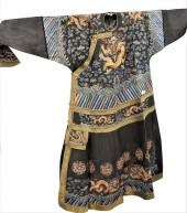 THREE CHINESE ROBES, TO INCLUD