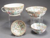 THREE CHINESE ROSE MEDALLION P