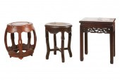 THREE CHINESE SIDE TABLESThree