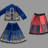Three Chinese Silk Embroidered