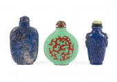 THREE CHINESE SNUFF BOTTLES, I