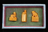 THREE CHINESE SOAPSTONE TIANHU
