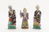 THREE CHINESE STANDING IMMORTA
