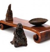 Three Chinese table items  qin