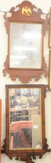 THREE CHIPPENDALE STYLE MAHOGA