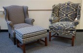 THREE CHIPPENDALE STYLE MAHOGA