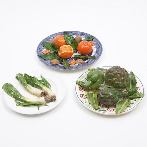 THREE CHRISTINE VIENNET PORCELAIN