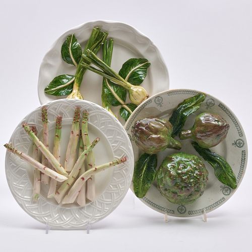 THREE CHRISTINE VIENNET PORCELAIN