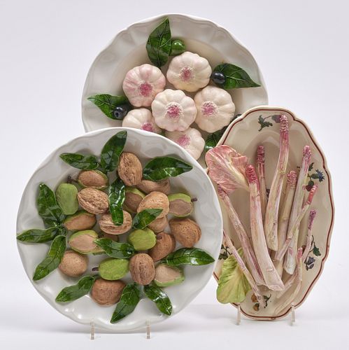 THREE CHRISTINE VIENNET PORCELAIN