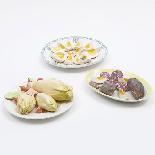 THREE CHRISTINE VIENNET PORCELAIN