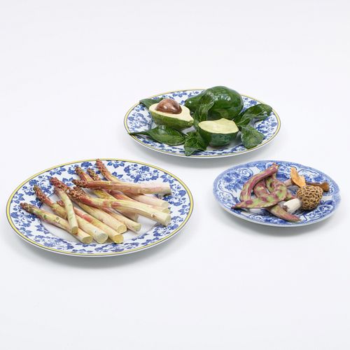 THREE CHRISTINE VIENNET PORCELAIN