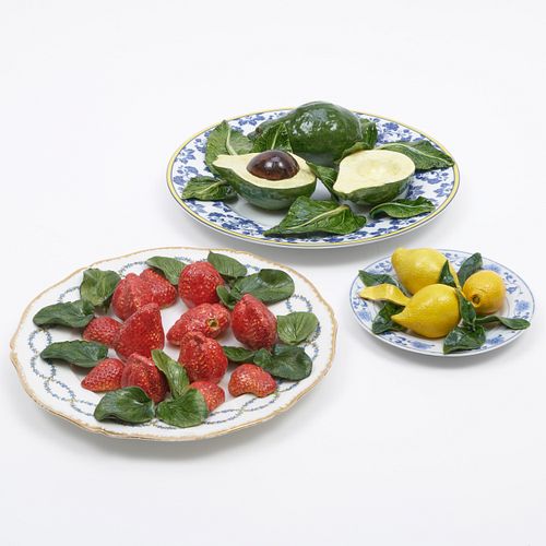 THREE CHRISTINE VIENNET PORCELAIN