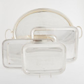 THREE CHRISTOFLE SILVER PLATE