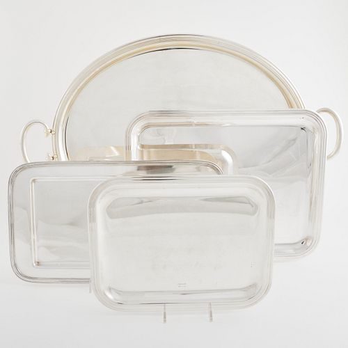 THREE CHRISTOFLE SILVER PLATE