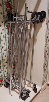 THREE CHROME FOLDING GARMENT R