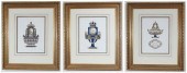 THREE CHROMOLITHOGRAPHS FEATUR
