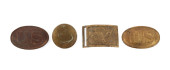 THREE CIVIL WAR BUCKLES & BRID