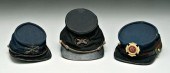 Three Civil War era kepis: one