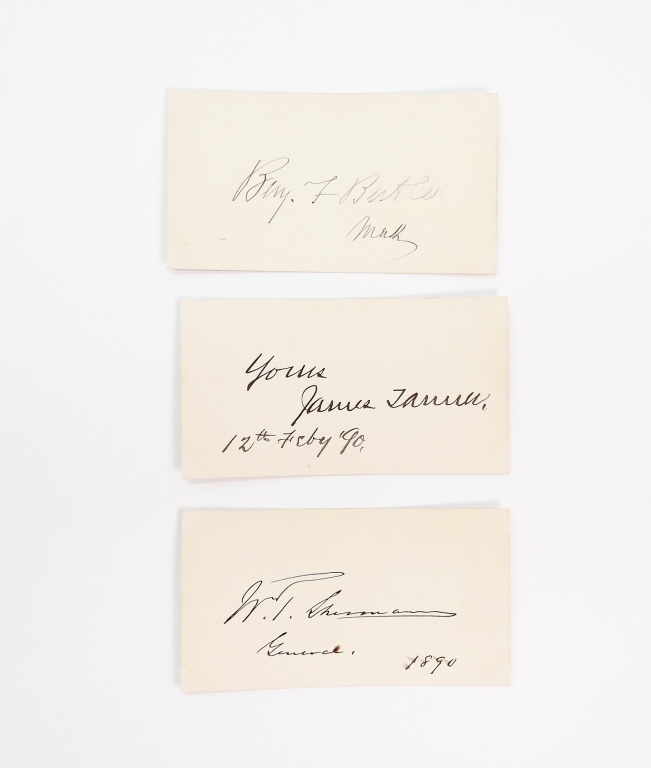 THREE CIVIL WAR OFFICER'S