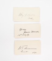 THREE CIVIL WAR OFFICER'S AUTO