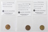 THREE CIVIL WAR STORE CARDS St