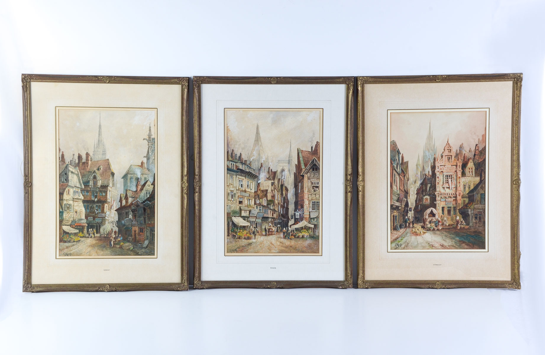 THREE C.J. KEATS EUROPEAN CITY