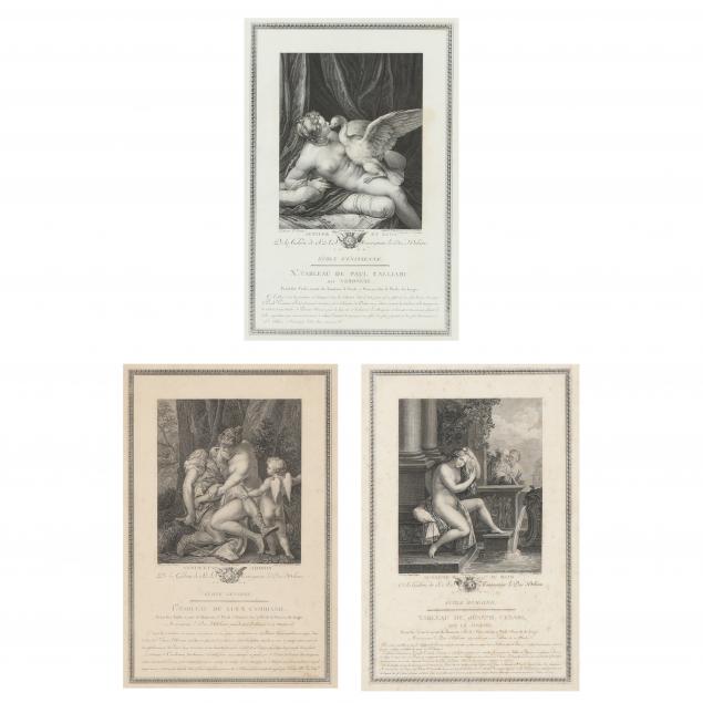 THREE CLASSICAL ENGRAVINGS FROM THE