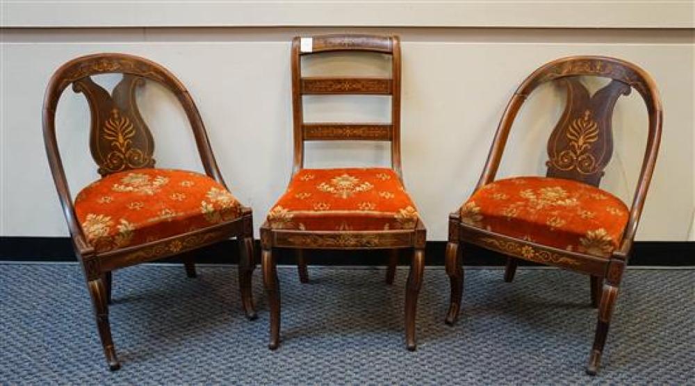 THREE CLASSICAL MAHOGANY