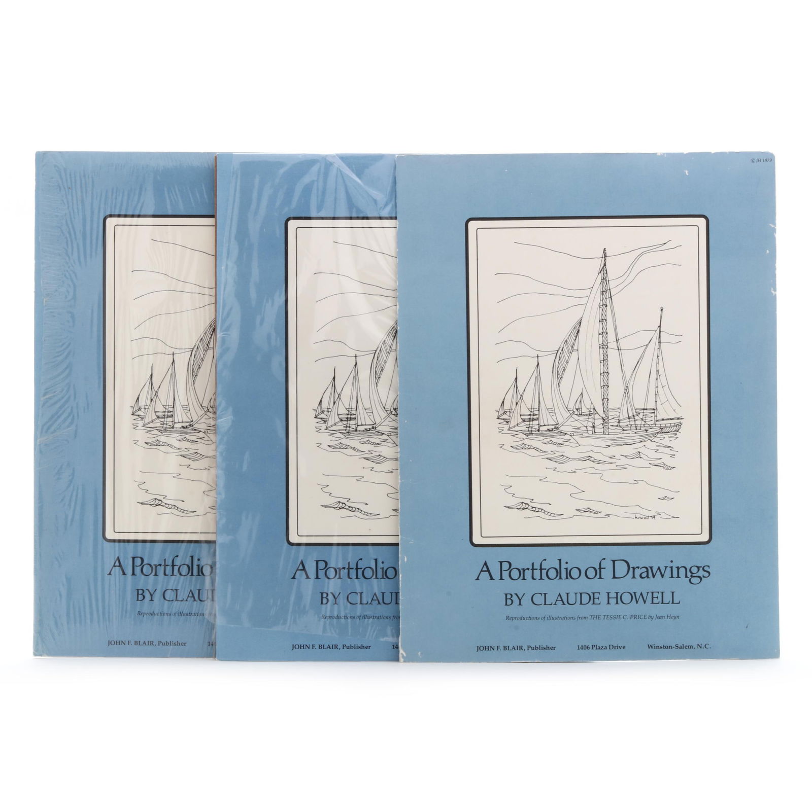 THREE CLAUDE HOWELL REPRODUCTION