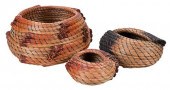 THREE CLAY BURNETTE PINE NEEDL