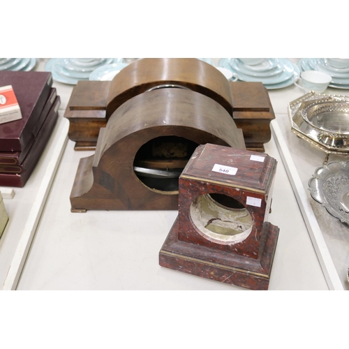 Three clocks for restoration or