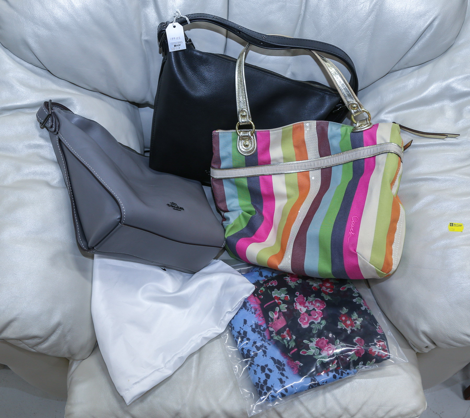 THREE COACH BAGS & TWO COACH