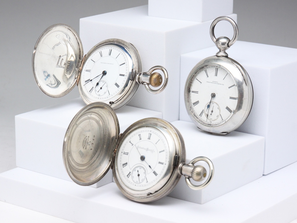 THREE COIN SILVER COLUMBUS POCKET